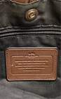 Coach Magnetic Clip Messenger Bag Brown Leather image number 4