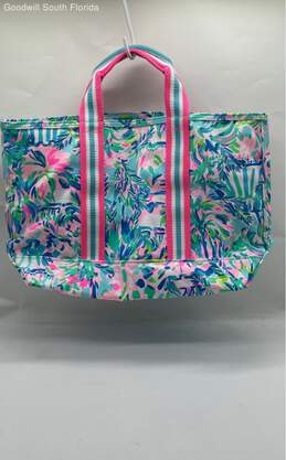 Lilly Pulitzer Womens Multicolor Floral Tote Bag With Tags alternative image