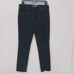 Levi's Women's 712 Black Slim Jeans Size 32