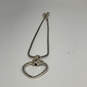 Designer Brighton Silver-Tone Adjustable Chain Heart Pendant Necklace image number 3