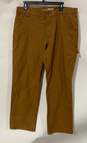 Carhartt Mens Brown Duck Relaxed Fit Stretch Utility Work Chino Pants Size 36X30 image number 1