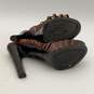 Ralph Lauren Womens Brown Open Toe Stiletto Heel Slingback Sandal Size 6.5B image number 4