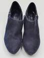 Women's Bandolino High Heeled Boot Shoes Blue Suede image number 2
