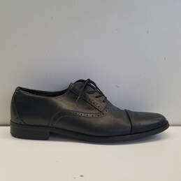 Penguin Black Leather Cap Toe Oxford Dress Shoes Men's Size 10 M