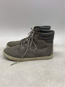 Timberland Women Grey Leather Boots - Size 8 - Excellent Condition alternative image