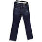 NWT Womens Blue Denim Medium Wash Distressed Straight Leg Jeans Size 31 image number 2