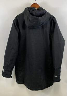 The North Face Mens Black Long Sleeve Pockets Drawstring Hooded Jacket Size L alternative image