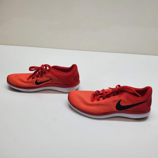 Nike Flex 2016 - Lightweight Running Shoes Red Size 8.5 image number 2