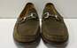 Cole Haan Olive Green Suede Buckle Loafers Shoes Men's Size 10.5 M image number 2