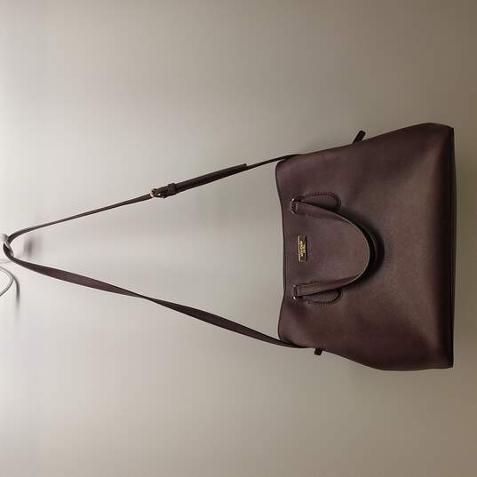 Buy the Kate Spade Burgundy Shoulder Bag | GoodwillFinds