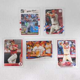 5 Mike Trout Baseball Cards Los Angeles Angels