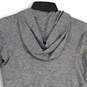 Womens Gray Space Dye Long Sleeve Hooded Full-Zip Jacket Size Small image number 4