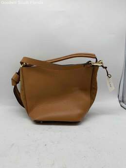 Roberta Firenze Womens Brown Leather Crossbody Bag With Tags alternative image