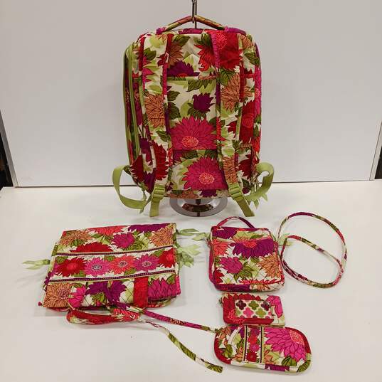 5pc Bundle of Women's Vera Bradley Dahlia Handbags image number 2