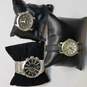 Espirit Silver Tone & Black Quartz Watch Bundle 3 PCs image number 4