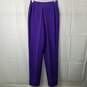 30720803 Purple Silk Pants Womens Size 6 image number 2
