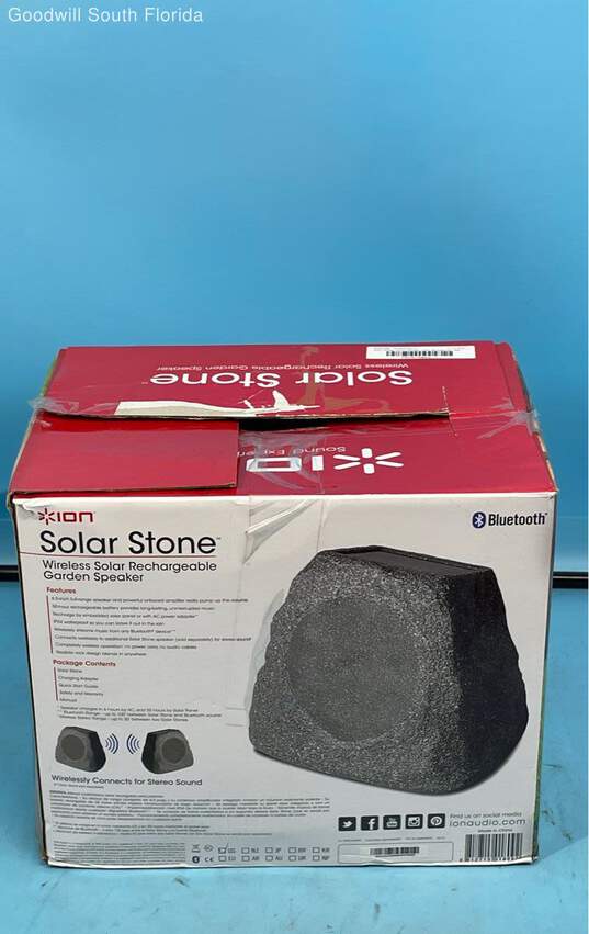 Glow Stone Solar Garden IPX4 Waterproof Speaker Not Tested image number 2