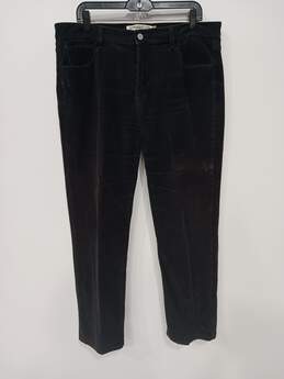 Levi's 505 Black Straight Corduroy Pants Women's Size 16M