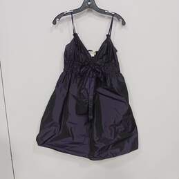 MSSP Max Studio Specialty Products Purple/Black Spaghetti Strap Dress Size S