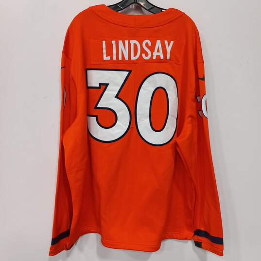 Nike NFL Team Apparel Denver Broncos Philip Lindsay Jersey #30 Size 3XL image number 2