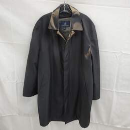 London Fog Commuter Collection Black Zip/Button Up Jacket Size M