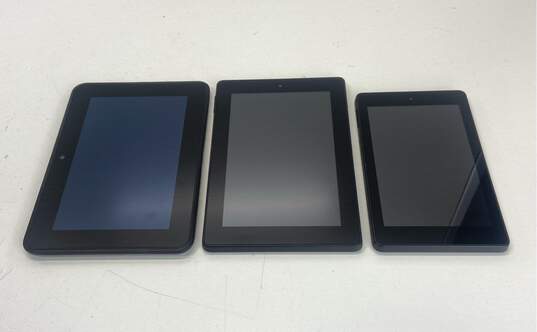 Amazon Kindle Tablets Assorted Model Lot of 3 image number 1