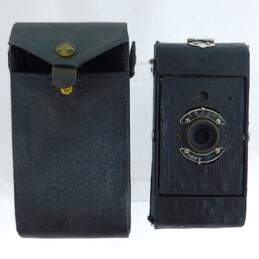 VNTG Ansco Brand Actus Model Brand Black Film Camera w/ Case