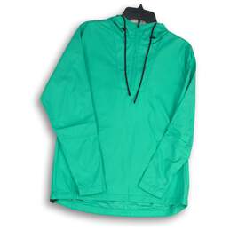 NWT Peter Millar Womens Rain Jacket Hooded 1/4 Zip Long Sleeve Green Size M