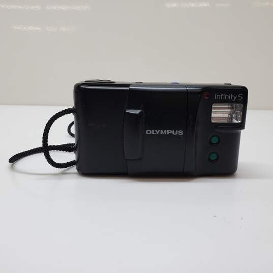 Olympus Infinity S Compact Film Camera  AS-IS. Untested, For Parts image number 1