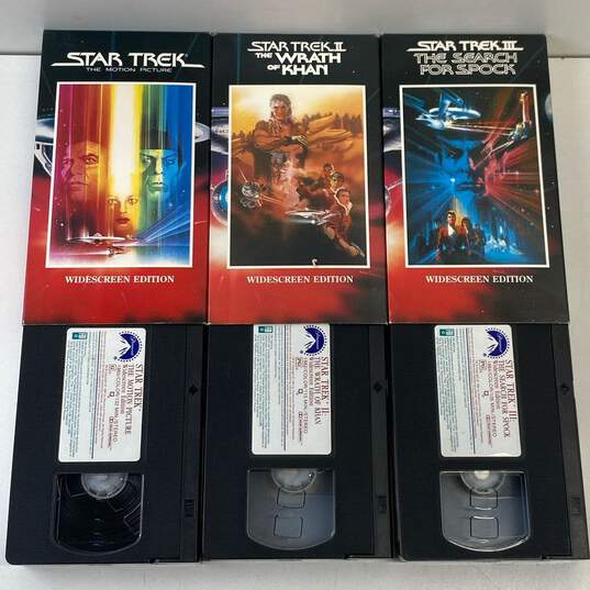 Star Trek "The Movies" 25th Anniversary Collection VHS Box Set image number 2