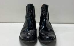 Northamptonshire Black Patent Leather Chelsea Ankle Boots Men's Size 7.5 M alternative image