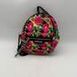 NWT Juicy Couture Womens Multicolor Floral Rose Print Zipper Backpack Bag Purse image number 1
