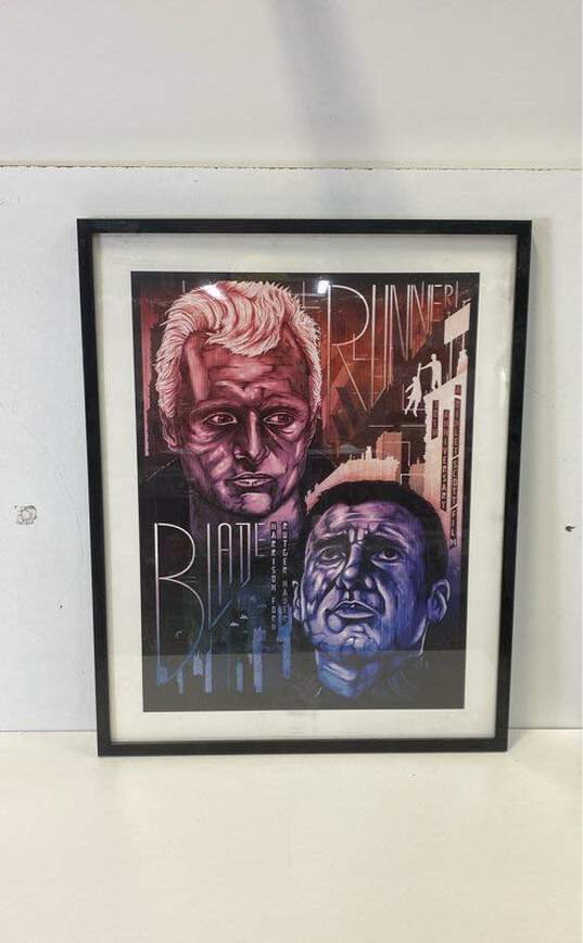 Lot of 2 Blade Runner Posters 30th Anniversary by David Amblard 2012 Framed image number 6
