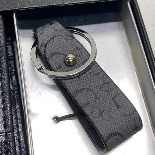 GUESS Black Card Wallet Key Chain Gift Set image number 5