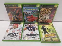 6pc. Set of Xbox Original Video Games