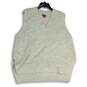 NWT Vince Camuto Womens Tan Knitted V-Neck Sleeveless Sweater Vest Size XL image number 1