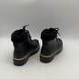 NIB Marc Fisher Womens Black Leather Round Toe Lace Up Winter Boots Size 9M image number 2