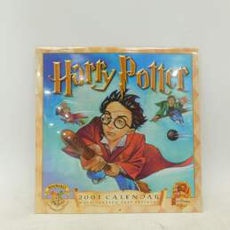 NEW Sealed Harry Potter 2001 Wall Calendar 12 Month w/ Stickers
