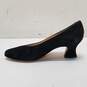 Classique Entier Black Suede Pump Heels Shoes Size 6.5 B image number 2