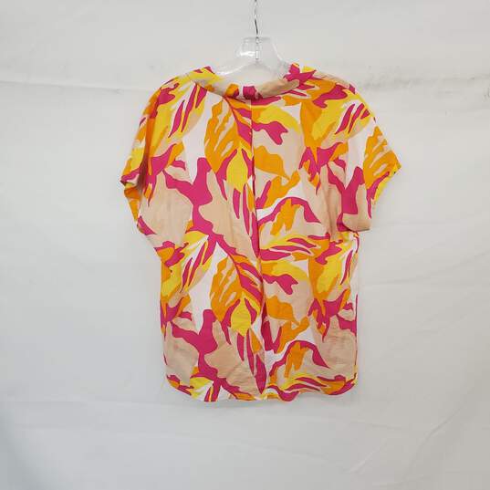 Joie Multicolor Short Sleeved Top WM Size S NWT image number 2