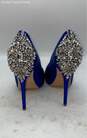 Badgley Mischka Womens Blue High Heel Shoes Size 7.5 image number 5