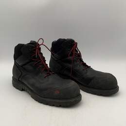 Red Wing Shoes Mens 2400 BRNR XP Black Leather Safety Toe Combat Work Boots 14