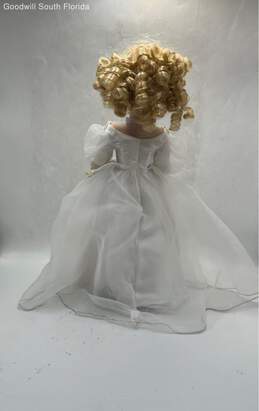 Hollywood Glam Porcelain Collectible Doll With Stand alternative image