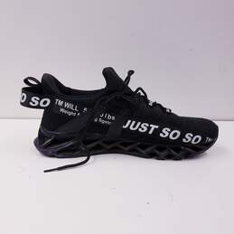 Just So So Sneakers Black Knit Sneakers Men's Size 47 alternative image
