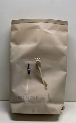 Free People X Got Bag Nylon Rolltop Backpack Beige
