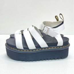 Dr. Martens Blaire Quad Black White Ankle Strap Platform Sandals Women's Size 9 alternative image