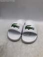 Lacoste White Sandal Slides Size 6 With Tag image number 3