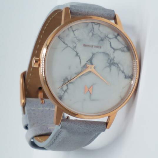MVMT Beverly Marble Rose Gold Tone Watch image number 5