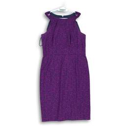 Adrianna Papell Womens Purple Dress Size 10