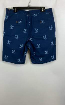 NWT Tommy Bahama Mens Blue Printed Slash Pockets Casual Chino Shorts Size 34 alternative image